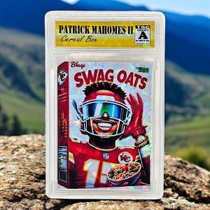 Patrick Mahomes II Signed Art Card SP/99