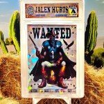 Jalen Hurts 2024 Sport-Toonz Cracked Ice Auto SP/99