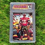 Patrick Mahomes Sport-Toonz Refractor Artist Signed