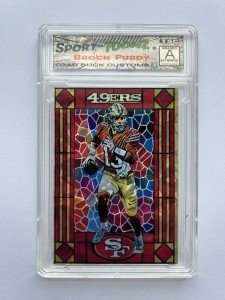 Brock Purdy Sport-Toonz Mosaic 49ers Stained Glass