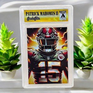Patrick Mahomes II Artist Signed Art Card SP/99