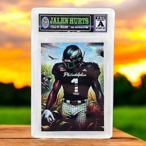 Jalen Hurts Signed 2024 Sport-Toonz NFL Collector's Edition