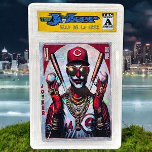 2024 Elly De La Cruz Cracked Ice Refractor