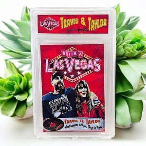 Taylor Swift & Travis Kelce Art Card 2024