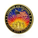 42-Piece Veteran Military Challenge Coin Set