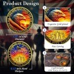 42-Piece Veteran Military Challenge Coin Set
