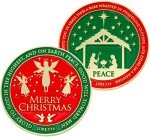 Bulk Pack of 10 Merry Christmas Coins