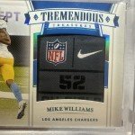 Mike Williams 2020 National Treasures Laundry Tag 1/1