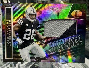Josh Jacobs 2022 Panini Illusions Patch #/25