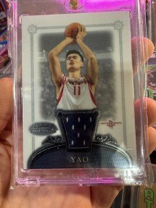 Yao Ming Houston Rockets Collectible Patch Card