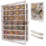 White 16x20 Shadow Box Display Case for Collectibles