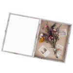 White 16x20 Shadow Box Display Case for Collectibles