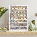 White 16x20 Shadow Box Display Case for Collectibles