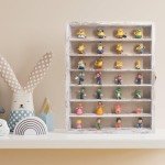 White 16x20 Shadow Box Display Case for Collectibles