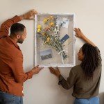 White 16x20 Shadow Box Display Case for Collectibles