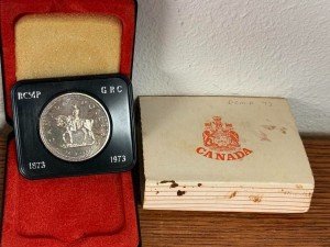 1973 Canada RCMP Commemorative Silver Dollar