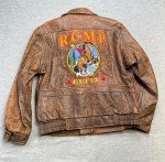 RCMP Elite Canada Mounties Men's Leather Bomber Jacket