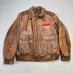 RCMP Elite Canada Mounties Men's Leather Bomber Jacket