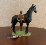 RCMP Mountie with Black Horse Figurine - 5