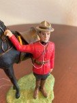 RCMP Mountie with Black Horse Figurine - 5