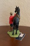 RCMP Mountie with Black Horse Figurine - 5