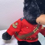 Vintage RCMP Teddy Bear - 10” Mounted Sergeant