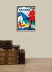 Vintage 1960s Canada RCMP Travel Poster 24x32