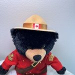 Vintage RCMP Teddy Bear - 10” Mounted Sergeant