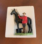 RCMP Mountie with Black Horse Figurine - 5