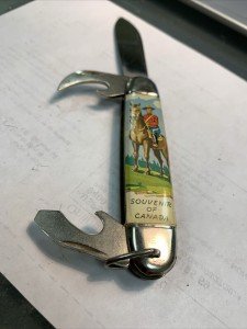 Vintage German 3 Blade RCMP Camping Knife