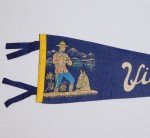 1950s RCMP Mounties Victoria BC Travel Pennant