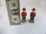 RCMP Royal Canadian Mounted Police Salt and Pepper Shakers