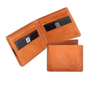 Men's Bi-fold Badge Wallet in Tuscany Leather