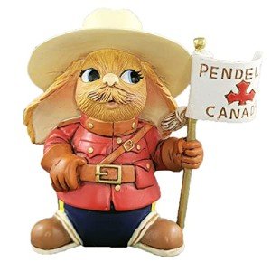 Monty Bunny as Royal Canadian Mountie Figurine