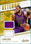 LeBron James 2019 Panini Absolute Jersey Patch Card