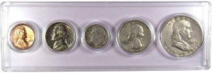 1935 Coin Set - 5 Collectible Coins