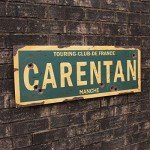 World War II Metal Carentan Road Sign Replica