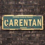 World War II Metal Carentan Road Sign Replica
