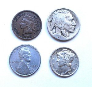 Mini Collectible US Coin Set with Silver