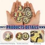 48-Piece Veteran Challenge Coin Set - Armor of God
