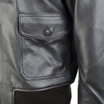 WW2 US G1 Leather Jacket Replica - Medium Black