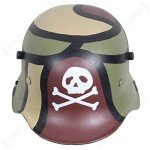 WW1 German M16 Helmet Replica - Camo Skull