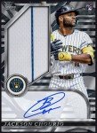 2024 Topps Jackson Chourio Rookie Patch Auto