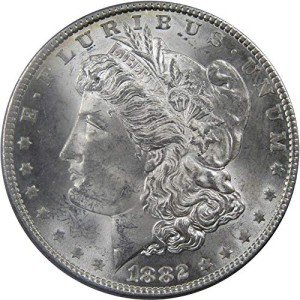 1882 Morgan Dollar 90% Silver Collectible Coin