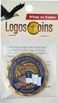 Eagles Wings Christian Coin Tokens - Bulk Pack