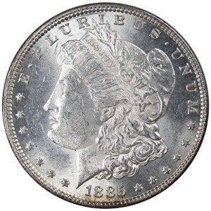 1885 Morgan Dollar 90% Silver Collectible Coin