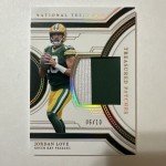 2023 Panini National Treasures Jordan Love Gold Patch