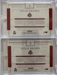 Noah Brown National Treasures RCs - Cowboys & Commanders