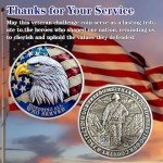 50Pcs Vintage Military Challenge Coins - Eagle Design