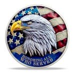 50Pcs Vintage Military Challenge Coins - Eagle Design
